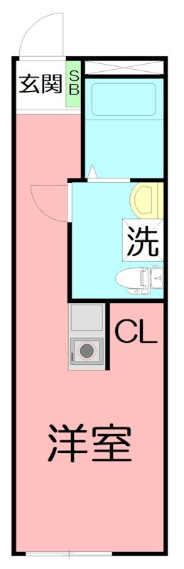 ＶＡＲＯＮ 201号室 間取り