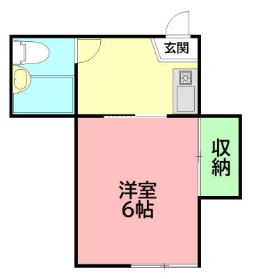 新久荘 205号室 間取り