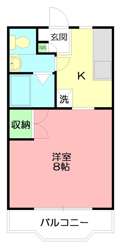 スタディマンション 303号室 間取り