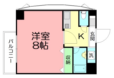プラージュ湘南 306号室 間取り