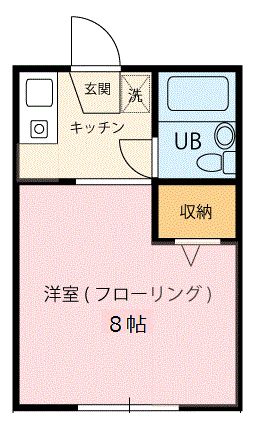 シャトルヴァンベール 203号室 間取り