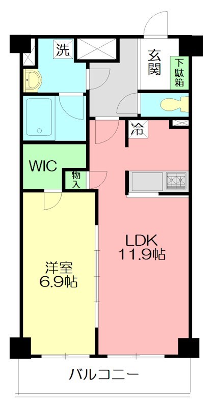サンハイム戸塚 503号室 間取り