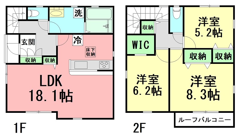 リナージュ小田原市中村原０１ 間取り
