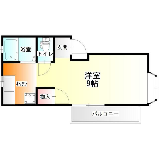 ナチュラショウナン 202号室 間取り