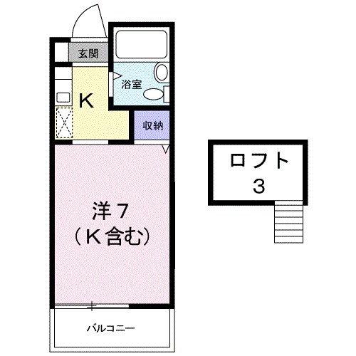 池田ハイツＢ 間取り図