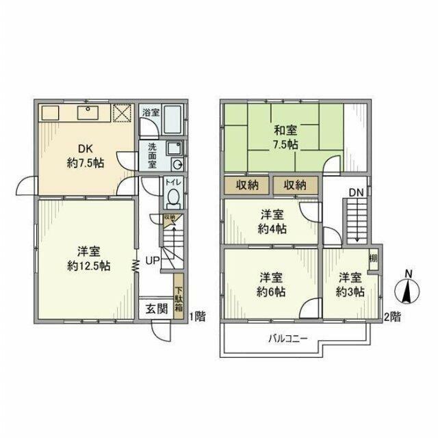 東八幡戸建 間取り