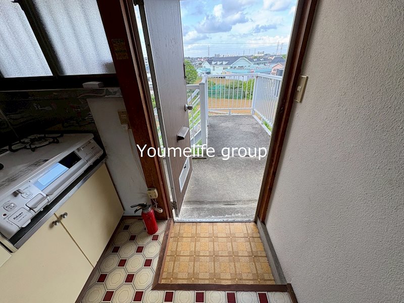 城所ハイツ 玄関