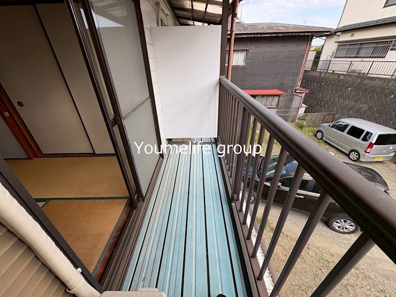 城所ハイツ ベランダ