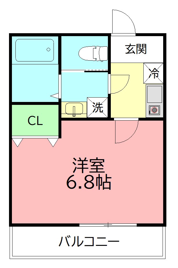 ドミール渋谷 303号室 間取り