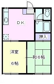 サカエコーポＡ棟 103号室 間取り