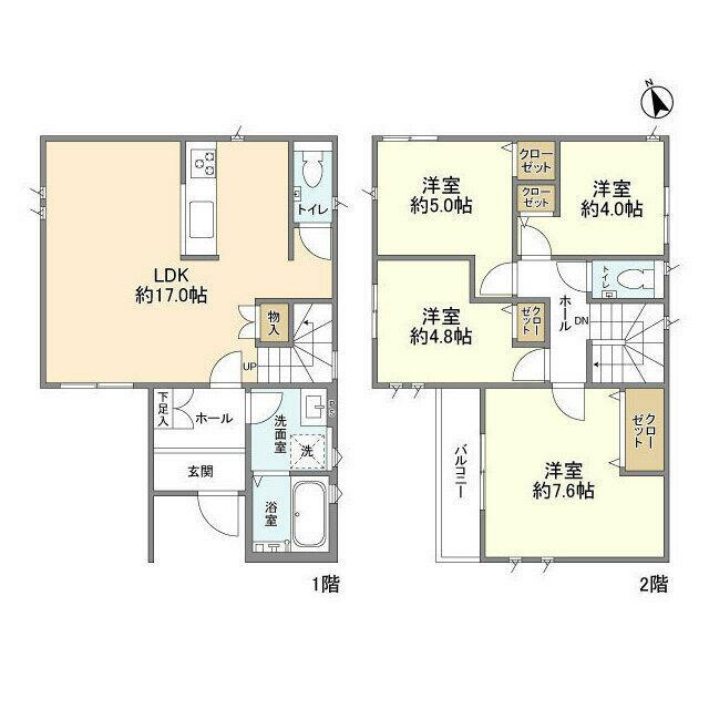 Ｋｏｌｅｔ茅ヶ崎萩園＃０６ 間取り