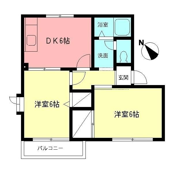 ファミール 202号室 間取り
