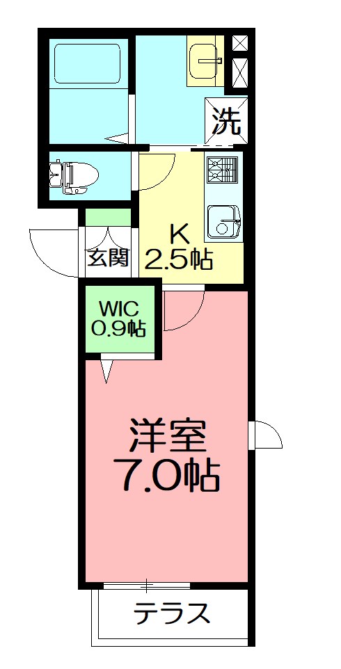 （仮称）鵠沼海岸2丁目メゾン　南棟 103号室 間取り