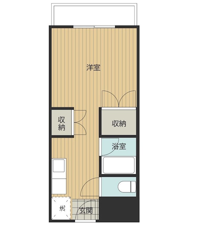 グリーンハイツ島津 307号室 間取り