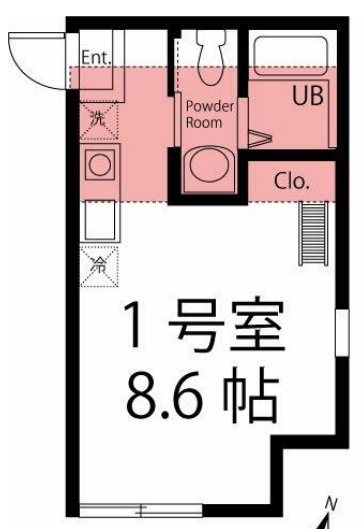 ハーミットクラブハウス戸塚D棟 101号室 間取り