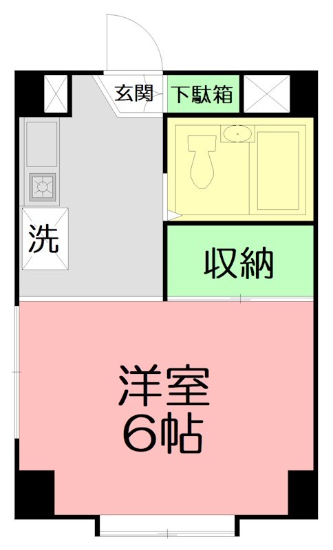 須藤ビルⅡ 203号室 間取り