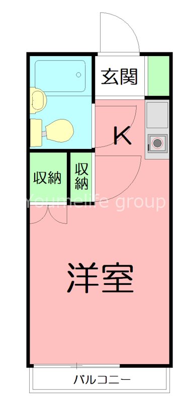 エディフィシオ秦野 201号室 間取り