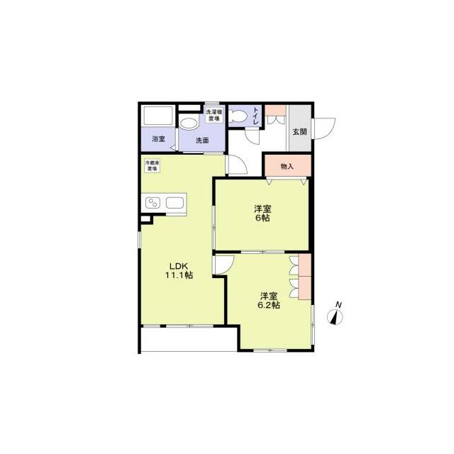 鎌倉市長谷２丁目共同住宅計画 102号室 間取り