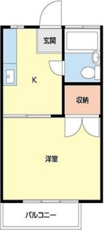 マークハウス 203号室 間取り