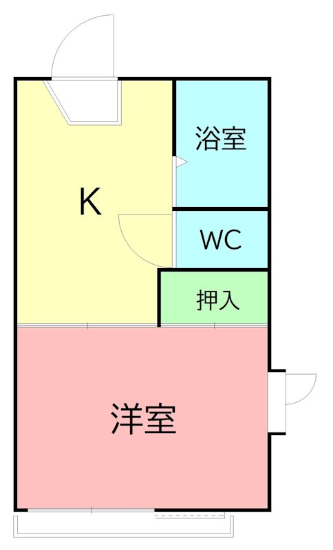 ビーバレーＭⅡ 203号室 間取り