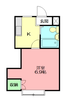 ハウスサン＆サン 101号室 間取り