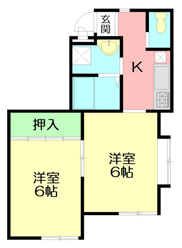 アイパレス辻堂 201号室 間取り