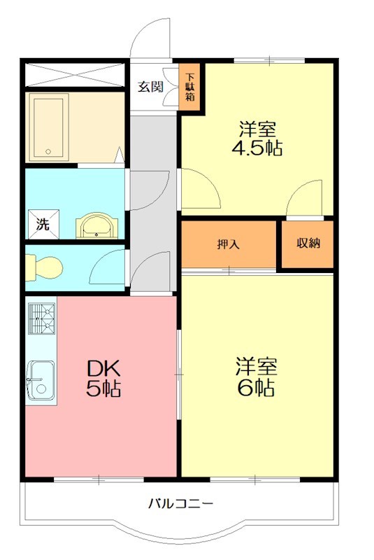 グレイス原宿Ⅰ 202号室 間取り