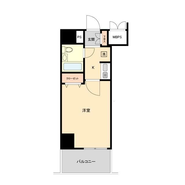 ライオンズマンション平塚宝町 611号室 間取り