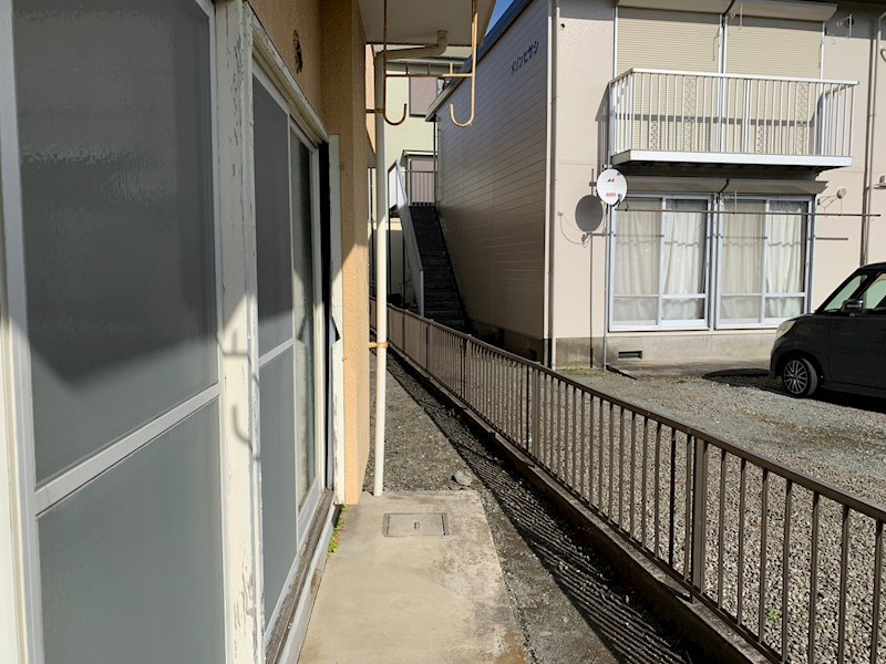 穂谷野コーポ ベランダ