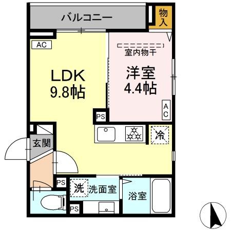 ファンウェーブ湘南藤沢 301号室 間取り
