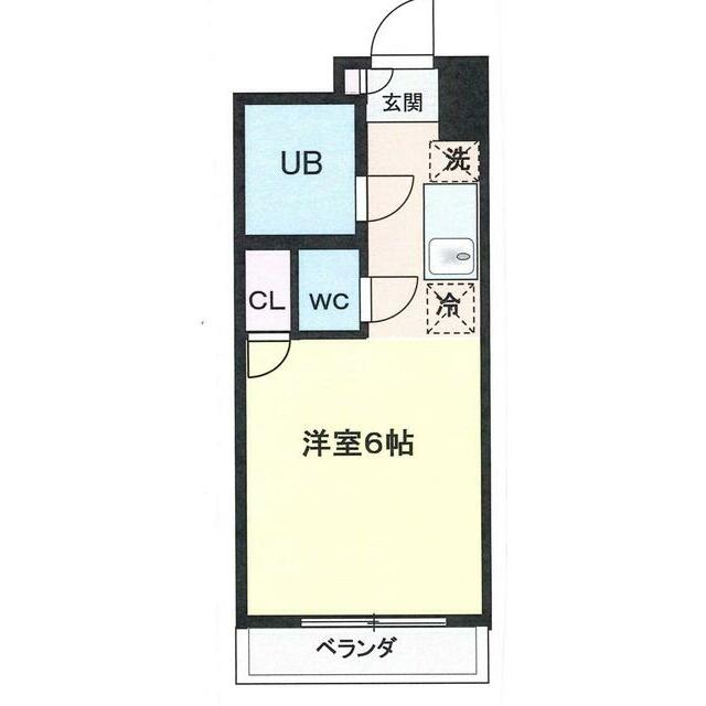 タートルストーンビル 106号室 間取り