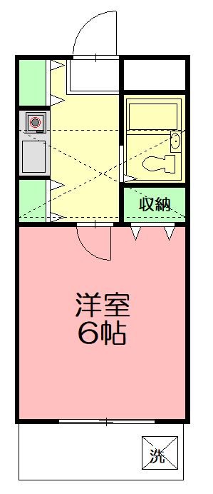 ビューパレス茅ヶ崎 209号室 間取り