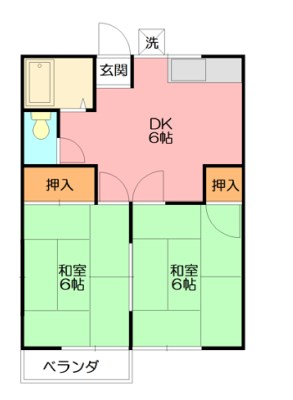 ハイツ・イズミ 間取り