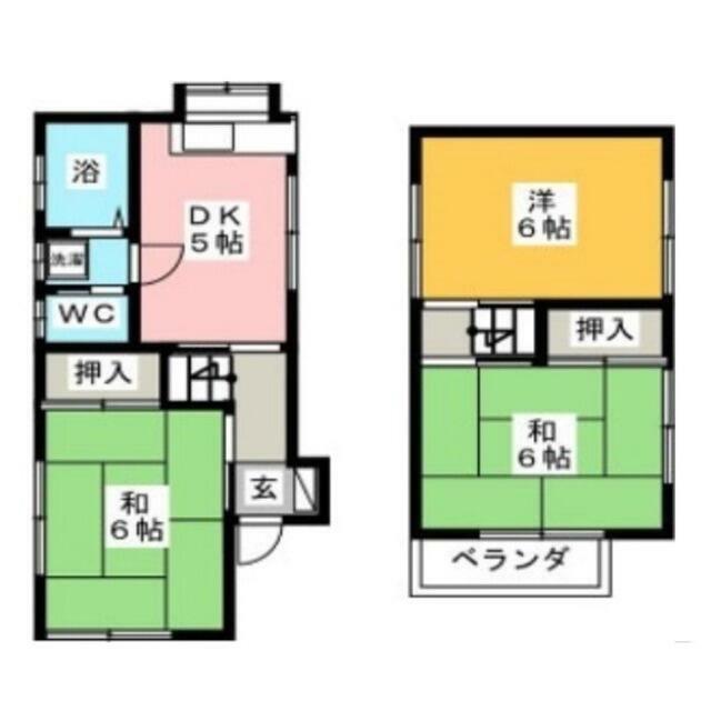 栗原中央貸家 間取り