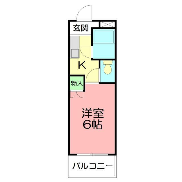 ＳＨＩＮアパートメントハウス扇町 101号室 間取り