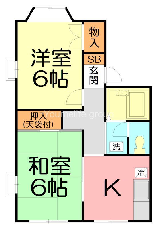 今川ハイツ 102号室 間取り