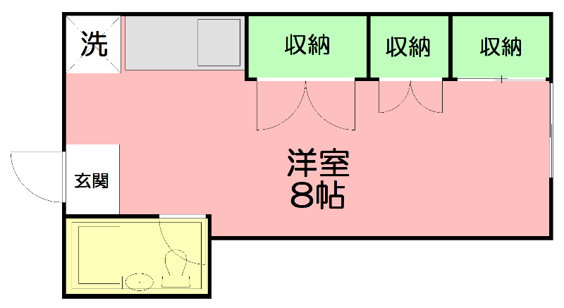 サンハイツ 205号室 間取り