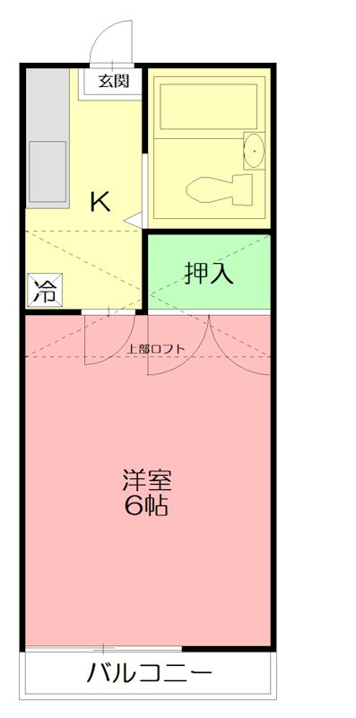 マルベリーヒル 202号室 間取り