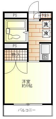 秦野パークアベニュー　B棟 403号室 間取り