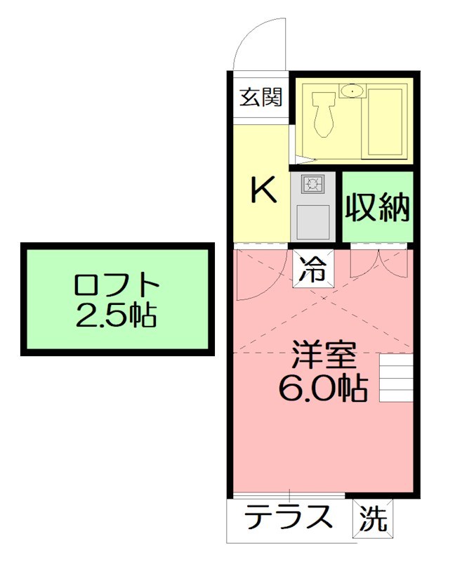 戸塚第20レジデンス 104号室 間取り