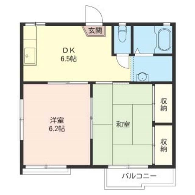 タウニィハイツ 00202号室 間取り