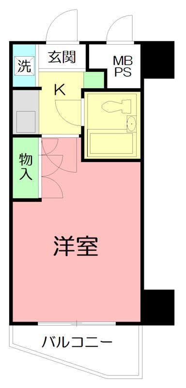 ダイアパレスアクティブシティ本厚木 302号室 間取り