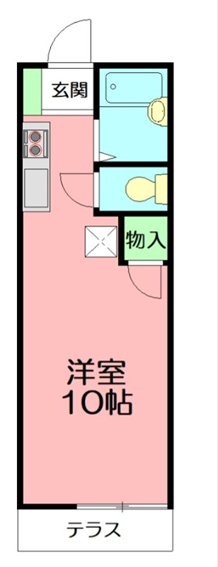 パストラル・Ｔ　Ｂ棟 103号室 間取り