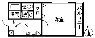 アンディ 106号室 間取り