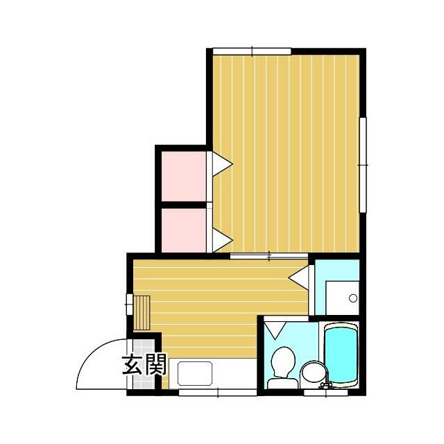 弘和荘 102号室 間取り