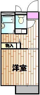 グリーンハイツ 205号室 間取り