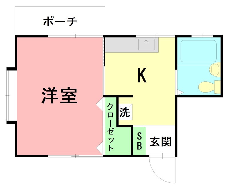 木村アパート 102号室 間取り