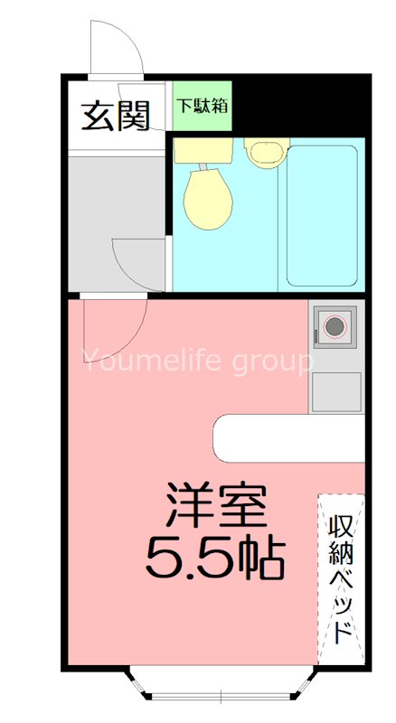 メゾンド萩 203号室 間取り