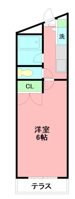 ユースフル伊勢原 103号室 間取り