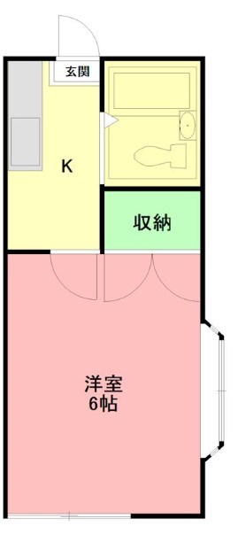 マルベリーヒル 203号室 間取り